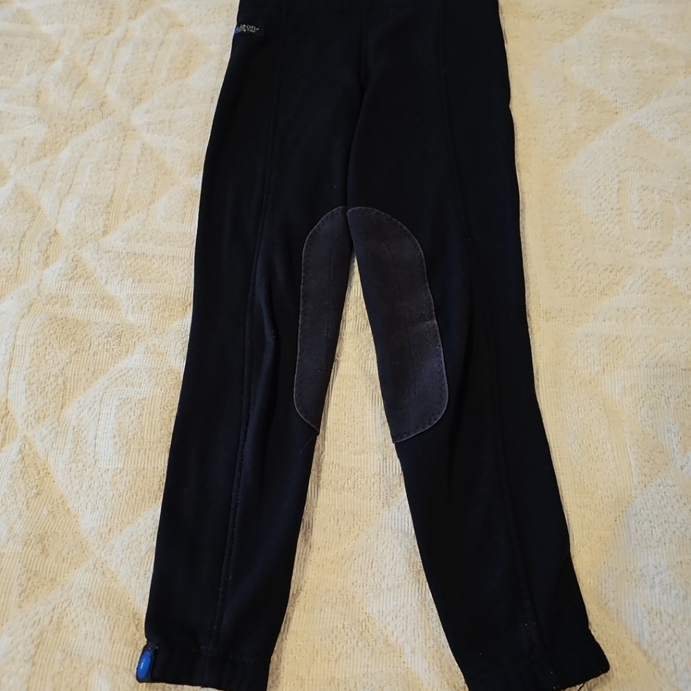 Irideon riding pants breeches youth XS unisex girl's boy's black D